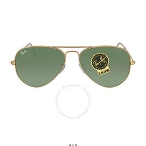 Ray-Ban Aviator Arista Green 55mm Sunglasses